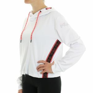 FELPA BANDE LATERALI FILA BIANCO